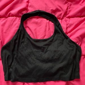 Black crop top